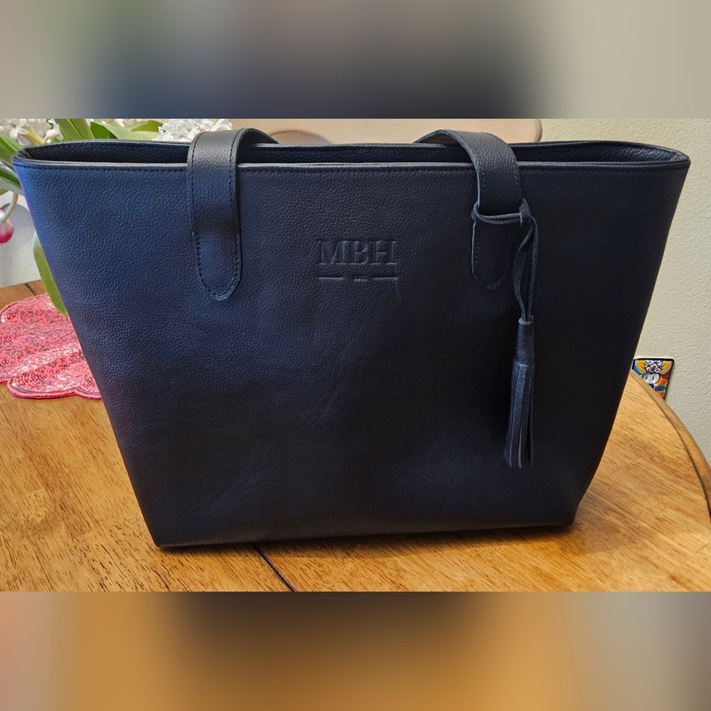 Perfectly Imperfect Sample Leather Tote NWOT